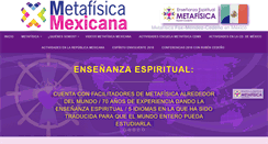 Desktop Screenshot of metafisicamexico.com