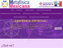 Tablet Screenshot of metafisicamexico.com
